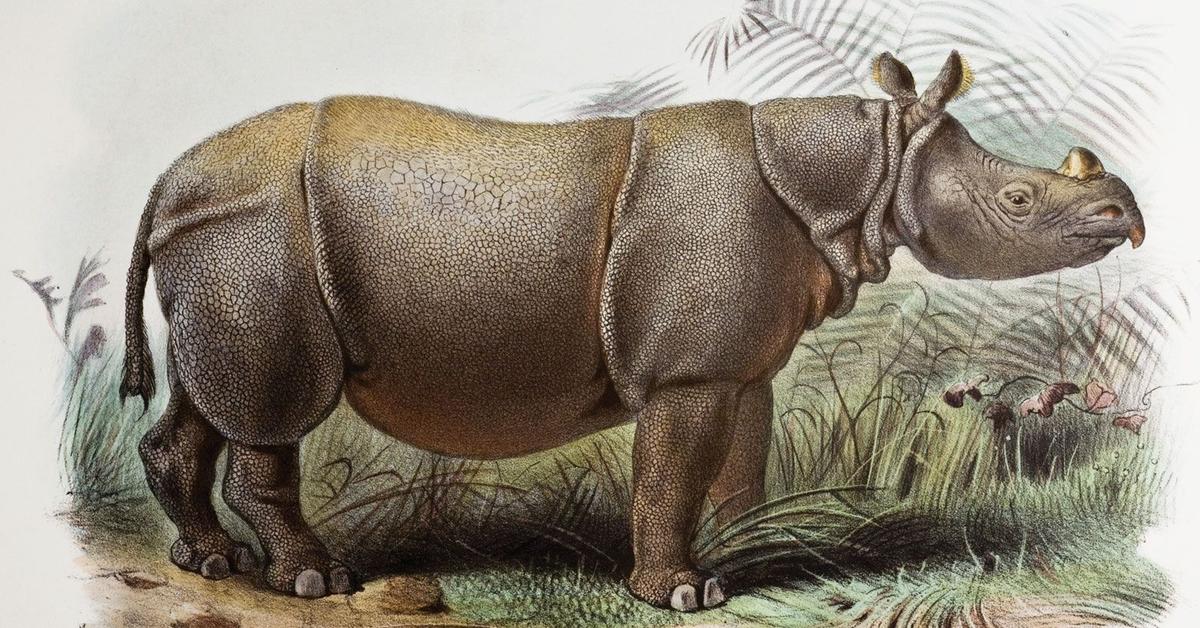 Pictures of Javan Rhinoceros