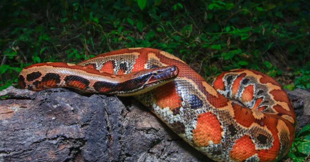 Captivating shot of the Boelens Python, or Piton Boelens in Bahasa Indonesia.