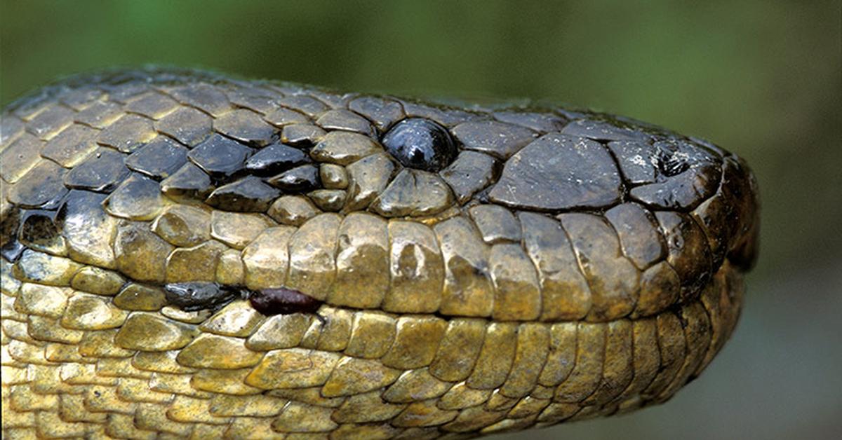 Photograph of the unique Bolivian Anaconda, known scientifically as E. beniensis.
