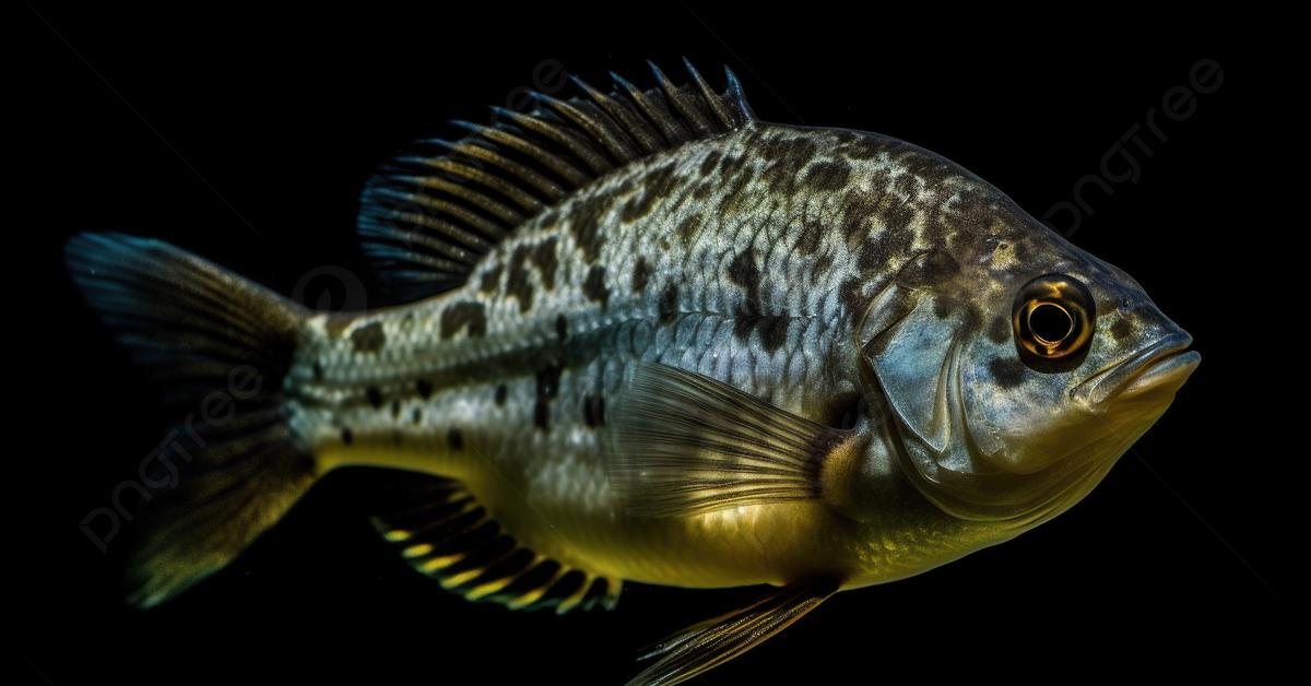 Captivating presence of the Bluegill, a species called Lepomis macrochirus.