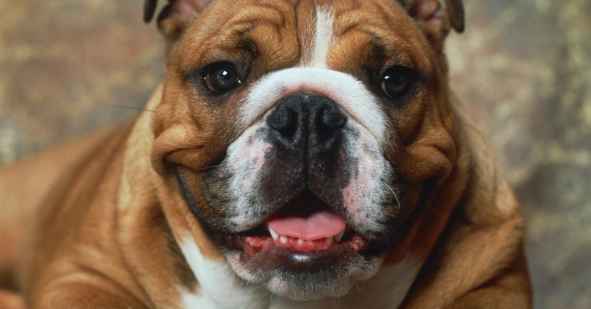 Natural elegance of the Bulldog, scientifically termed Canis lupus.