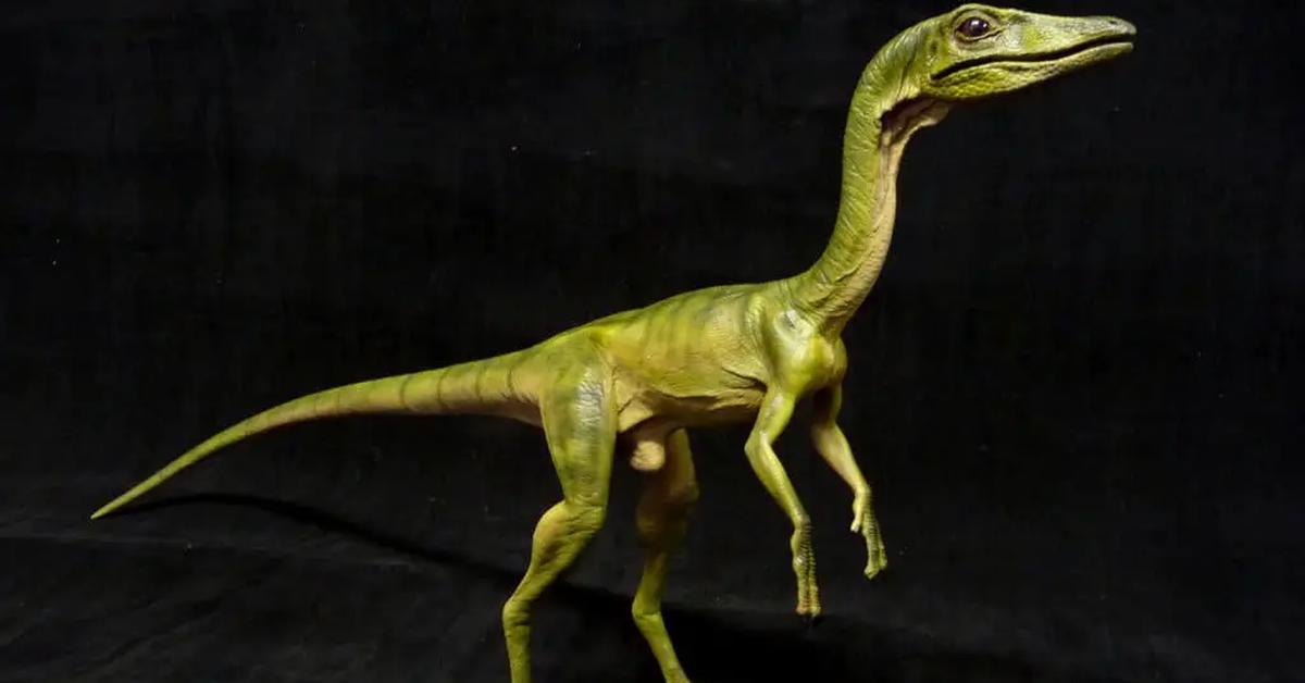 Captured beauty of the Compsognathus, or †Compsognathus longipes in the scientific world.