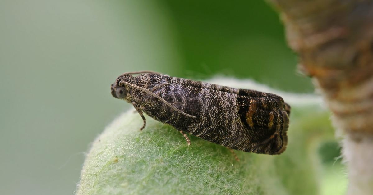 Visual representation of the Codling Moth, recognized in Indonesia as Kumbang Codling.