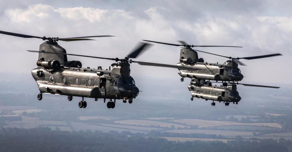 Charming view of the Chinook, in Indonesia referred to as Chinook.