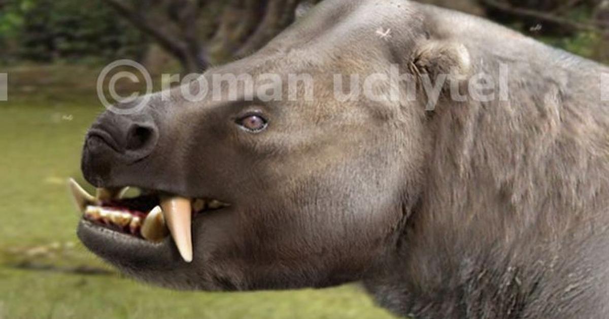 Captivating view of the Coryphodon, known in Bahasa Indonesia as Coryphodon.