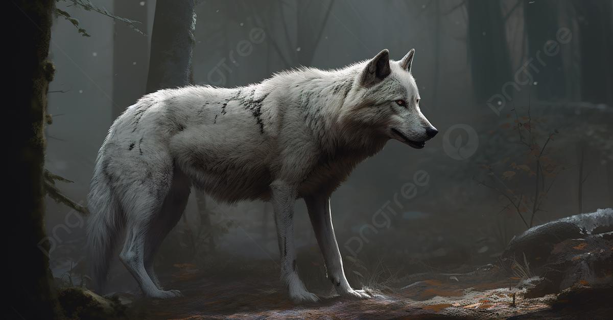 Image showcasing the Dire Wolf, known in Indonesia as Serigala Mengerikan.