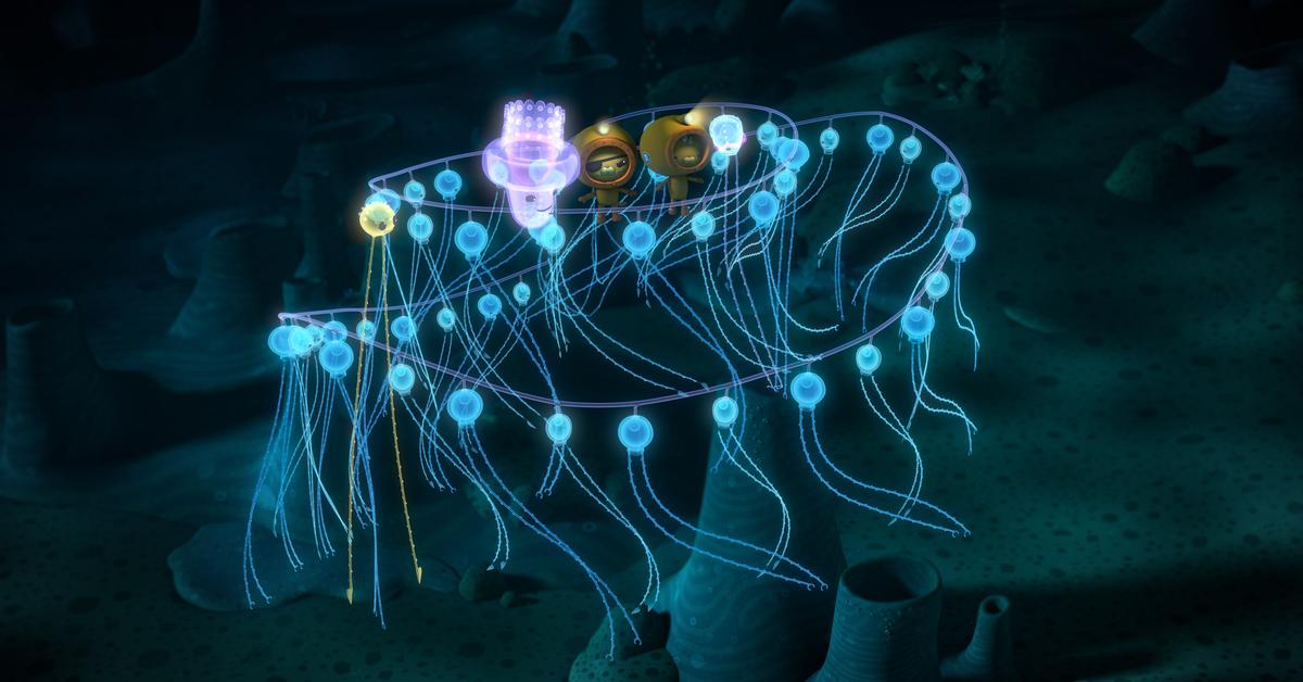 The alluring Giant Siphonophore, commonly referred to as Siponofor Raksasa in Bahasa Indonesia.