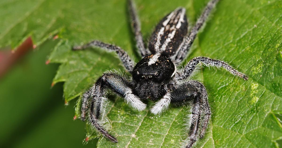 The majestic Jumping Spider, also called Laba-laba Loncat in Indonesia, in its glory.