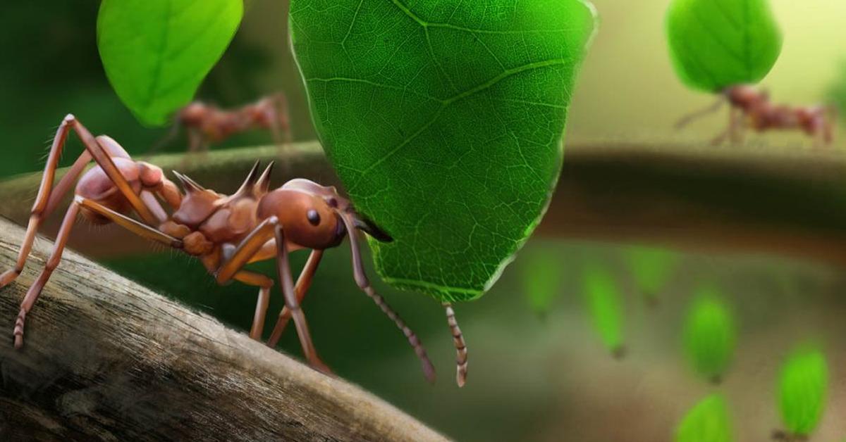 Striking appearance of the Leafcutter Ant, known in scientific circles as Atta cephalotes.