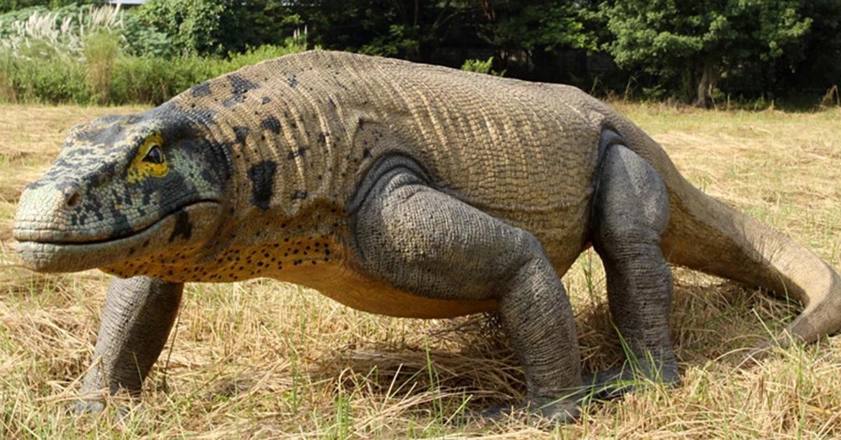 The Megalania in its natural beauty, locally called Megalania.