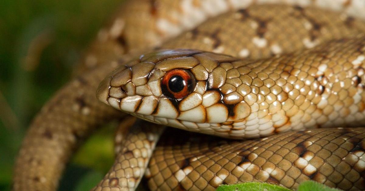 Charming view of the Mole Snake, in Indonesia referred to as Ular Tikus.