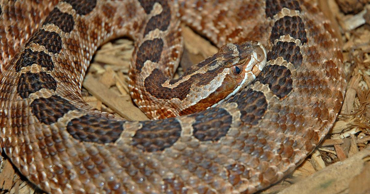 Captivating view of the Massasauga, known in Bahasa Indonesia as Ular Massasauga.