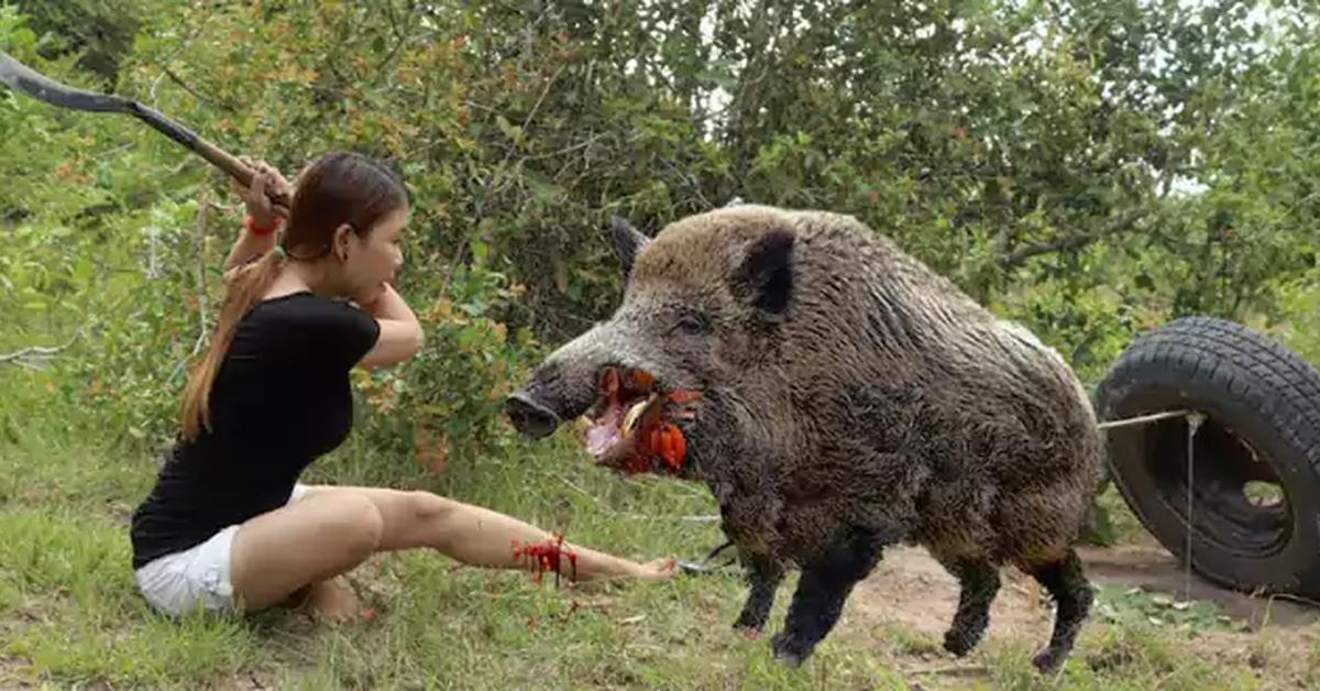 The Mountain Beaver, a beautiful species also known as Babi Gunung in Bahasa Indonesia.