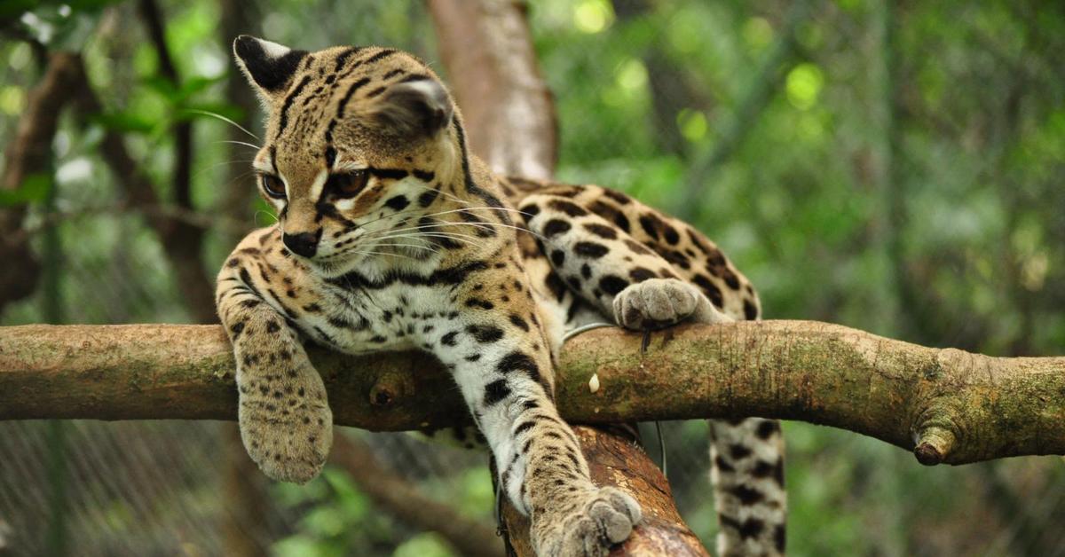 Graceful Margay, a creature with the scientific name Leopardus wiedii.