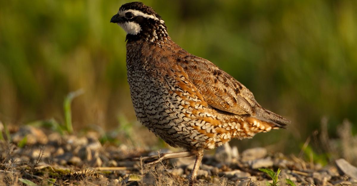 The remarkable Northern Bobwhite (Colinus virginianus), a sight to behold.