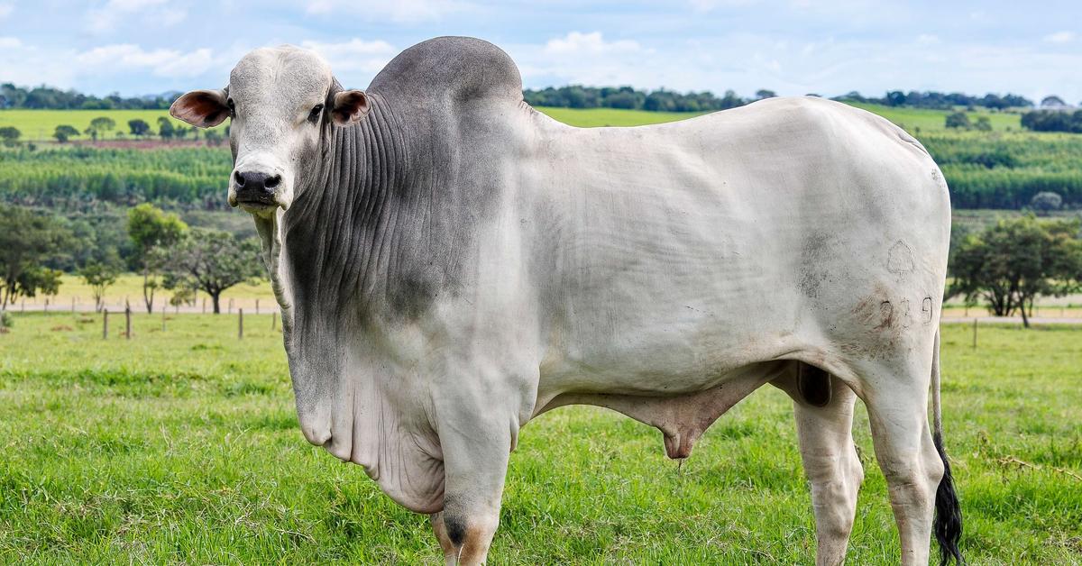 Photogenic Nelore Cattle, scientifically referred to as Nelore.