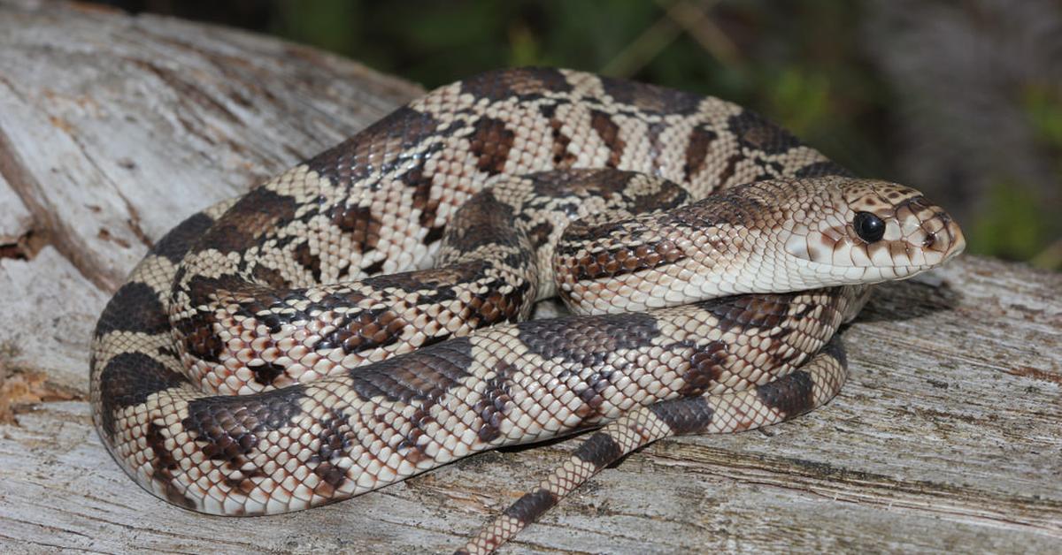 Elegant portrayal of the Pine Snake, also known as Pituophis melanoleucus.