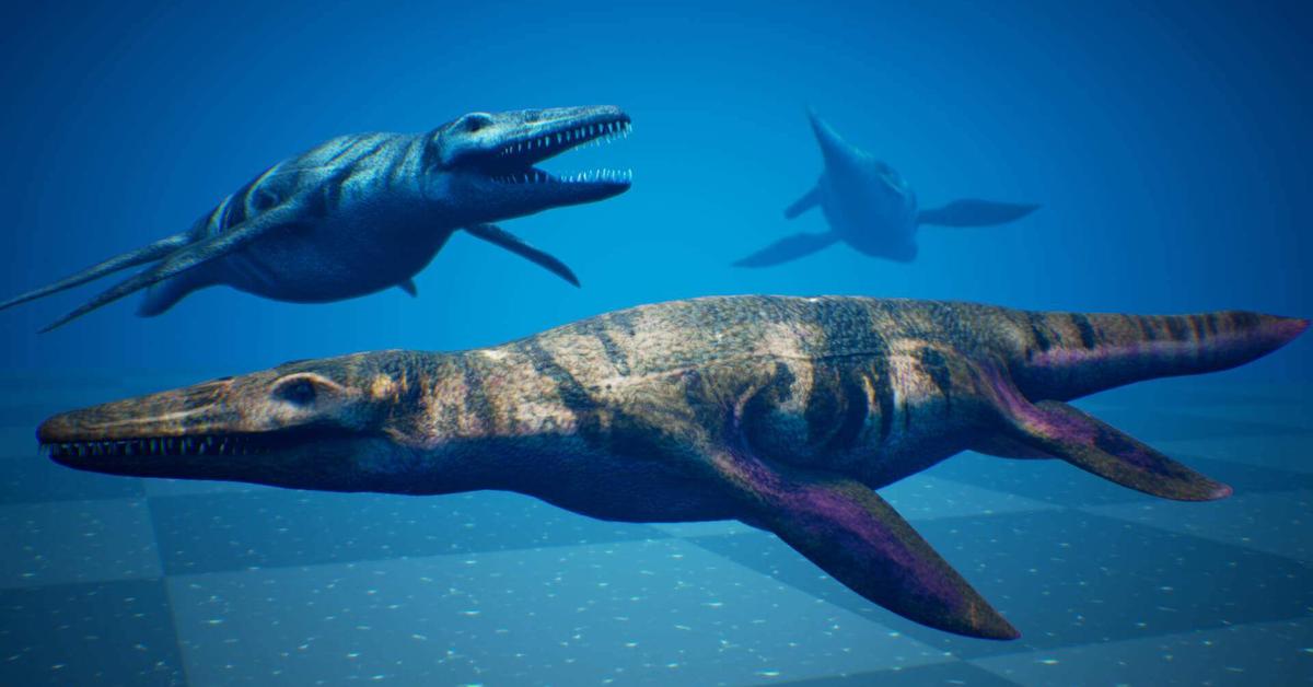 Captured elegance of the Pliosaur, known in Indonesia as Pliosaurus.