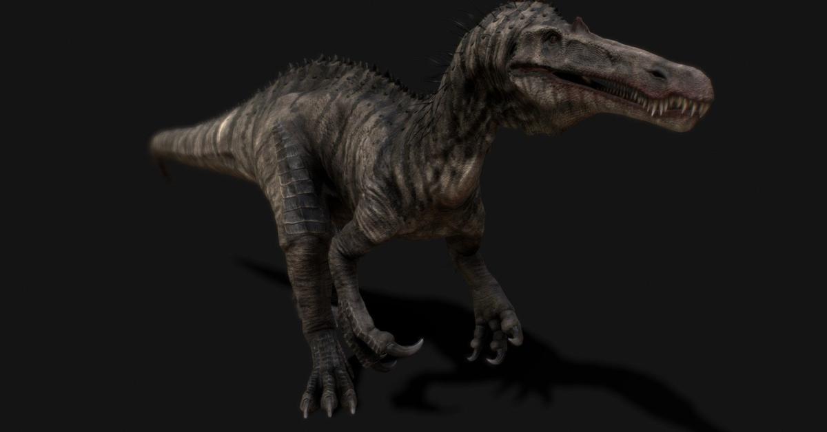 The alluring Suchomimus, commonly referred to as Suchomimus in Bahasa Indonesia.