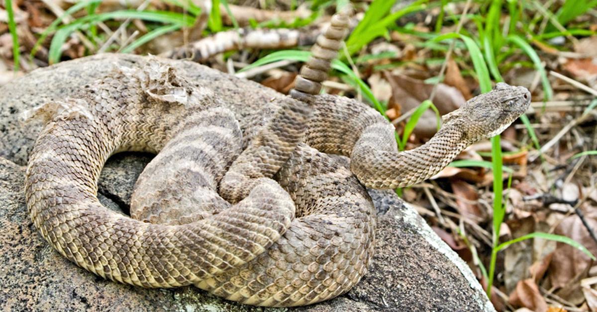 The Tiger Rattlesnake in its natural beauty, locally called Ular Berduri Harimau.