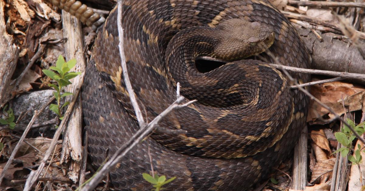 Stunning image of the Timber Rattlesnake (Crotalus horridus), a wonder in the animal kingdom.