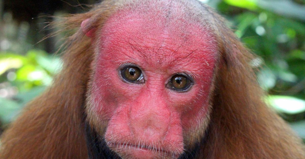 Graceful Uakari, a creature with the scientific name Cacajao.