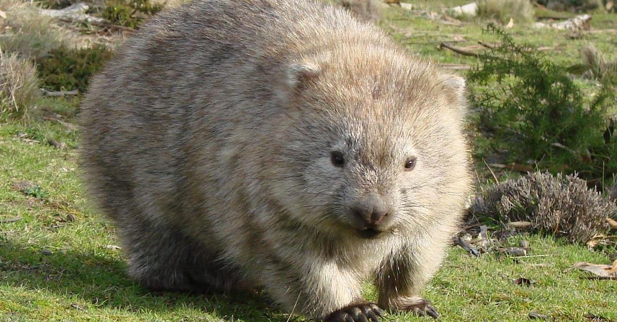 The Wombat, a species known as Vombatus Ursinus, in its natural splendor.