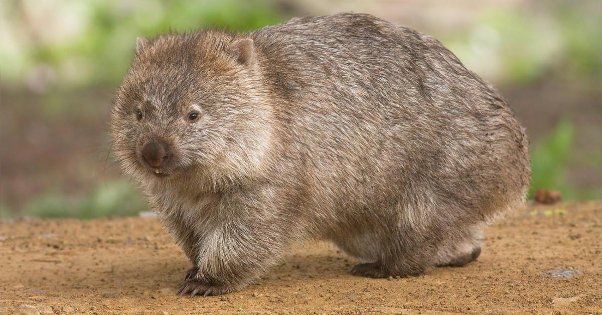 Captured beauty of the Wombat, or Vombatus Ursinus in the scientific world.