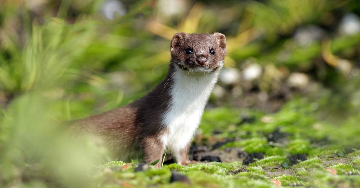 The Weasel, a species known as Mustela nivalis, in its natural splendor.