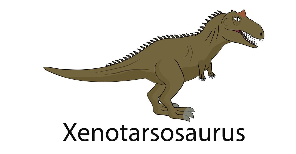 The remarkable Xenotarsosaurus (Xenotarsosaurus bonapartei), a sight to behold.